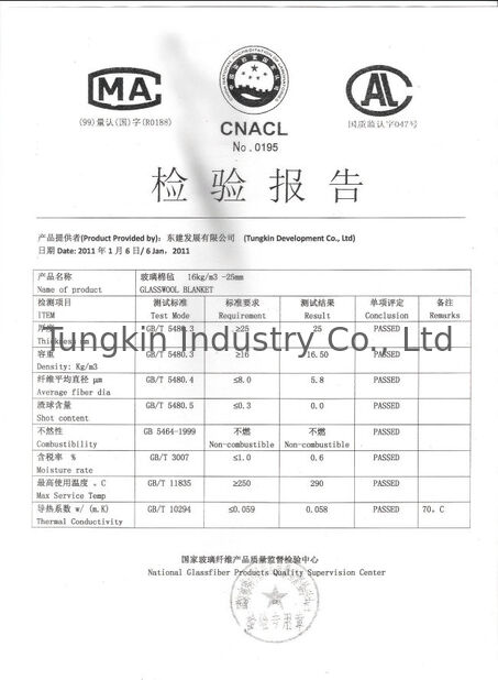 중국 TUNGKIN INDUSTRY Co.Ltd 인증