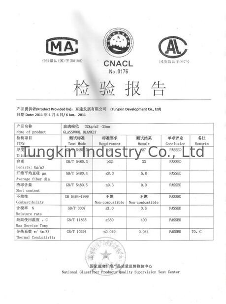 중국 TUNGKIN INDUSTRY Co.Ltd 인증