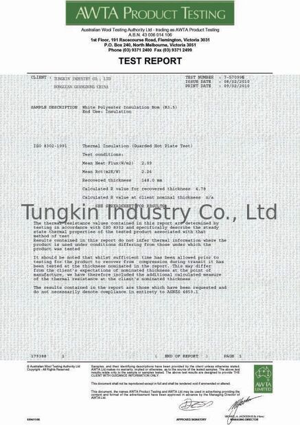 중국 TUNGKIN INDUSTRY Co.Ltd 인증